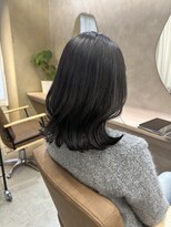 ユッカ 京橋(YUCCA) 【 YUCCA 】暗髪オリーブグレーカラー/くびれ巻き
