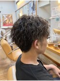 メンズツイストスパイラルパーマ