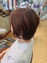 カラーズギャラリー(Color's Gallery)&nbsp;艶ショートボブ×白髪ぼかしブラウン