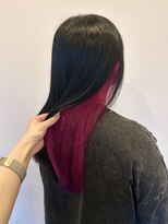 アンジュール グランデ(UNJOUR GRANDE)&nbsp;インナーカラー×ビビットピンク
