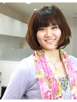 ミューチュアルヘアー(Mutual hair) 軽いふわふわボブ