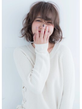 エニー 栄(Any) 大人可愛い×ゆるカールボブ