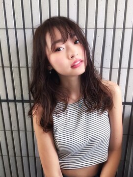 アンフィフォープルコ(AnFye for prco) 柔らかアッシュのミディアムスタイル