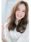 【Lab小山】センターパートで小顔効果抜群♪グラマラスロングa