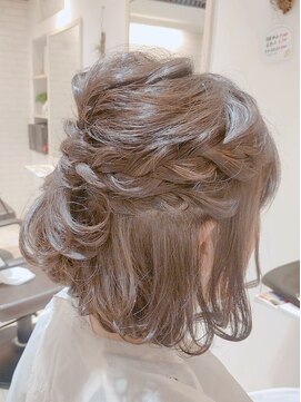 ヘアー ルーム ルル(HAIR ROOM LULU) ボブハーフアレンジ