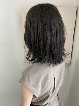 キャンバス バイ ネオリーブ 横浜西口(Canvas by neo.) 肌がワントーン上がるミントブルージュ　ボブミディレイヤー