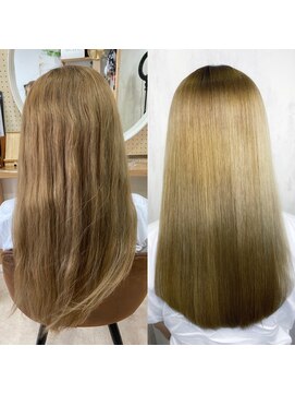 アンフィユヌキャトル(AnFye une Qatll) 【髪質改善】高難易ジュエリーシステム【縮毛矯正】【ヘアケア】