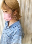切りっぱなしボブ × ブロンド　【neolivecapu】メルティカラー