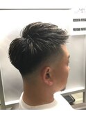 スキンフェード×ジェットモヒカン×ハイライト[錦糸町]<理容室>