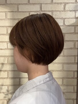 アエラスラナ 相模大野(Aeolus Lana) 丸みショート×オーガニックベージュカラー