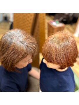 ピッカヘアーデザイン(PICKA hair-design) 鮮やかな白髪染め