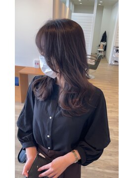 グリーンルームセカンド 結城店(GREEN ROOM. 2nd) 【30代】つるりんちょ。ZERO髪質改善カラー×艶透明感カラー