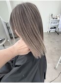 ミルクティーベージュ×バレイヤージュ