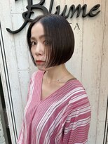ブルーム コスタ(Blume COSTA) ぱつっとラインの可愛い似合わせボブ！