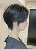 ショートヘア/ボブ/可愛い丸み/簡単スタイリング/20代30代