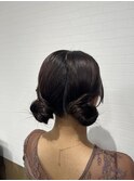 ツインシニヨンアレンジ