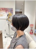 地毛風ストレート×ショートボブ【Ash大泉学園 横山】