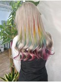 ホワイトカラーとレインボー【飯田淳平】Re:ta Hair