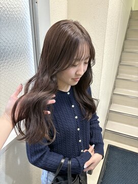 シック(chic.) ブリーチなしカラー♪透明感チョコレートブラウンベージュ♪