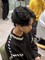 ゼスト リル 新宿(ZEST lill)&nbsp;フェザーパーマ フェザーショート メンズパーマ 新宿