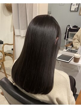 スクレ(s:;cre) 透明感地毛風暗めカラー