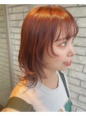 ウルフレイヤー×オレンジレッドブラウン