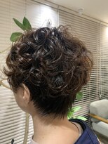 アース 三田南ウッディタウン店(HAIR&MAKE EARTH)&nbsp;大人可愛いパーマナチュラルボトメントカール