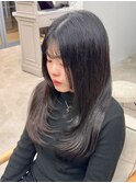 レイヤーカット髪質改善トリートメント前髪カット