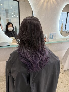 イルバイアトモス(ilu by Atmos) gradation × black × purple
