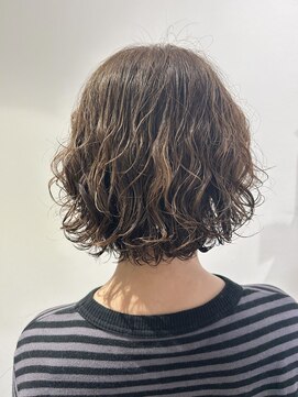 リュネッツ あざみ野店(lunettes) 【スタイリング楽々】ボブパーマスタイル