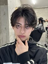 サイン メンズ 表参道(SIGN men's)&nbsp;フェザーパーマダウンパーマニュアンスパーマセンターパート