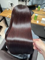 ライア 吉祥寺北口店(laia)&nbsp;カシスピンク×髪質改善【髪質改善laia吉祥寺美容室】