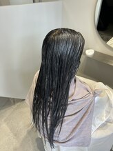 液体ローションを使って水分補給