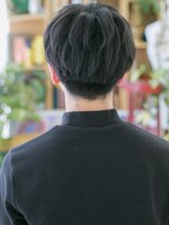 カバーヘア ブリス 川口(COVER HAIR bliss)&nbsp;■アッシュブラック束感マッシュパーマ103-3川口20代30代40代