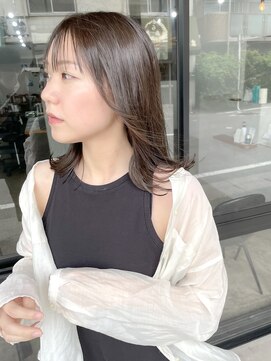 【Hike/大分駅/金池】切りっぱなし/ミディアムレイヤー/20代30代