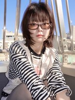 スタニング 渋谷(STUNNING.)&nbsp;レイヤーボブ/切りっぱなしボブ#外はねボブ#ブラウンカラー