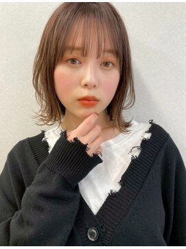 大人ガーリー/似合わせカット/ミディアムレイヤーカット/仙台