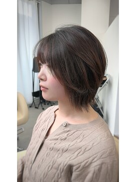 【町田】ショートから伸ばしながら楽しめるショートレイヤーボブ