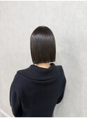 ダークグレージュ×タッセルボブ【渡辺俊弥】梅田