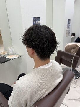 ラフなメンズゆるパーマ