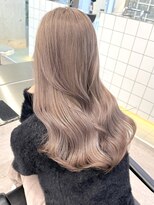 サンクプロジェクト(cinq PROJECT) 原宿韓国顔まわりミルクティーベージュヘーゼルベージュレイヤー