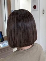 アッシュ 鶴ヶ峰1号店(Ash) 白髪ぼかしハイライト×結べるボブ【鶴ヶ峰/横浜】