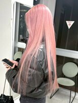 ロイオブジゼル(roi of GiseL) ハイトーン ダブルカラー ペールピンク 髪質改善 トリートメント