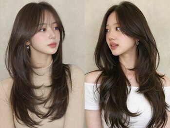 シエル 江坂店(CIEL)の写真/【江坂店徒歩3分】≪最旬トレンド×あなたらしさ≫韓国風/レイヤーなど顔周りの似合わせはお任せください♪