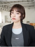 顔周りレイヤー/ダブルカラー/ハッシュカット/万代新潟◆