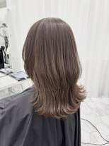 ヘアーアンドスパ ナトゥーラ 新札幌店(Natura)&nbsp;レイヤースタイル、アッシュブラウンカラー！