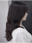 シアーブラック/暗髪/透明感カラー/髪質改善/レイヤーカット