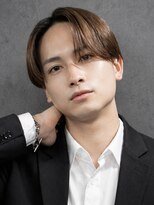 アウル 心斎橋(owl)&nbsp;センターパート×ニュアンスパーマ×曲がる縮毛矯正×men's