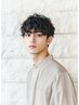 【メンズ パーマ＋カラー】　コスメ水パーマ＋カット＋ハーブカラー￥12000～