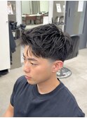 ショート　テーパーフェード　スパイキーショート　メンズ
